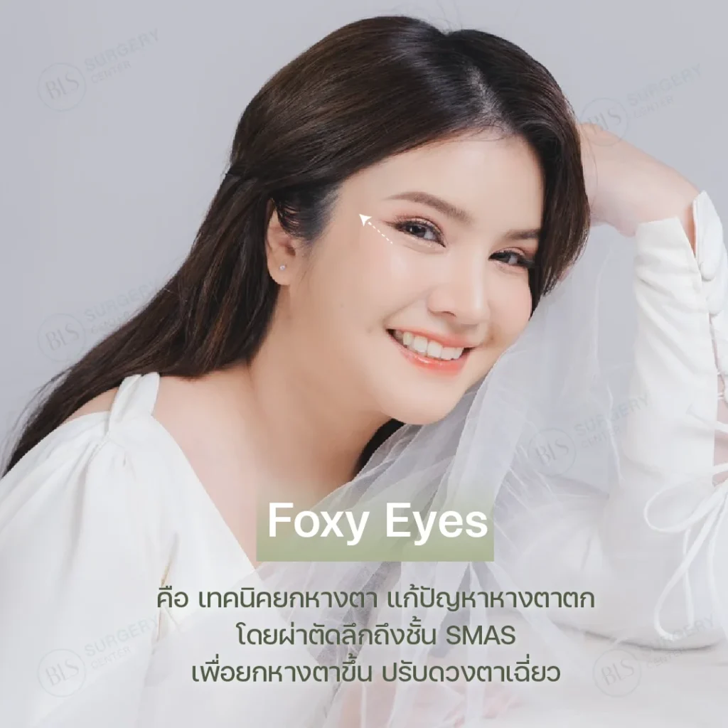 ยกหางตา Foxy Eyes คืออะไร