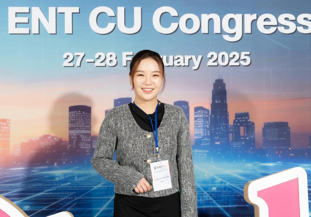คุณหมอบีมเป็นวิทยากร งาน ENT Cu Congress หัวข้อ Endoscopic Brow Lift