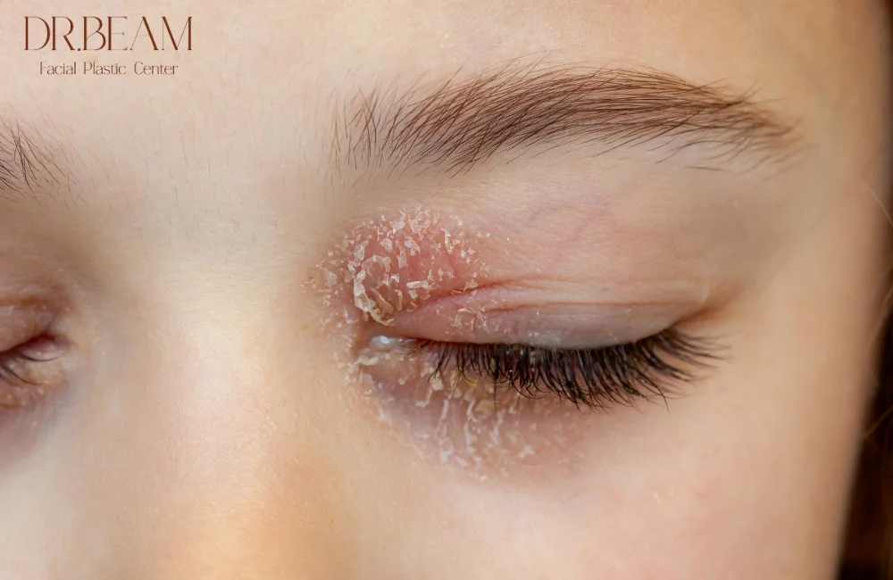 รวมวิธีแก้เปลือกตาแห้งลอกอย่างปลอดภัย