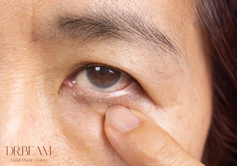 หนังตาเหี่ยวแก้ไขอย่างไร