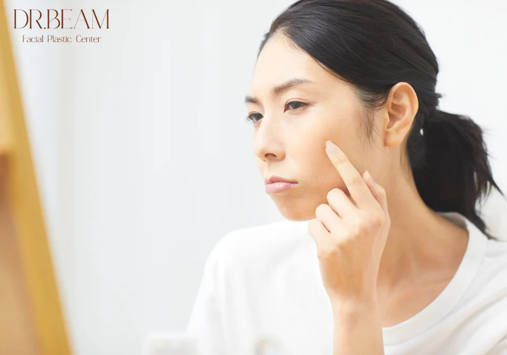 แก้มห้อย แก้มย้อย ทำอย่างไรดี